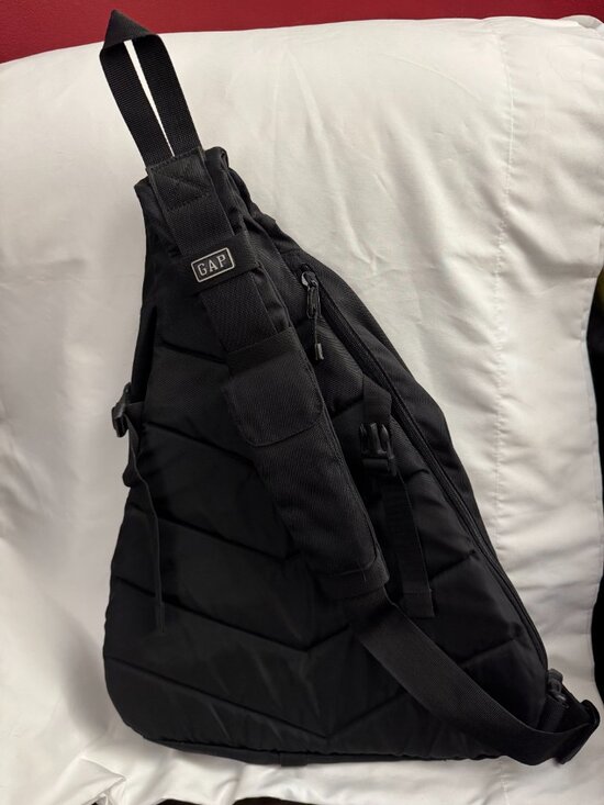 Vintage Rosie O\'Donnell Show GAP Sling Backpack Promo Bag 90s TV Rare main image 5